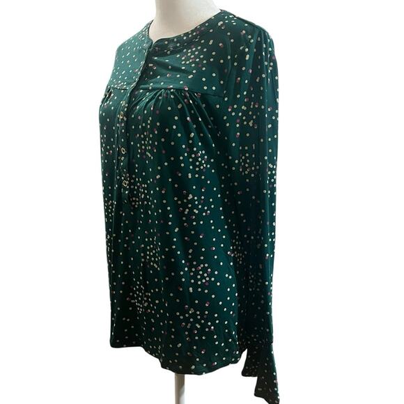 Boden | Nadine Top | Green Confetti | Women’s Size US 6 - Picture 3 of 10